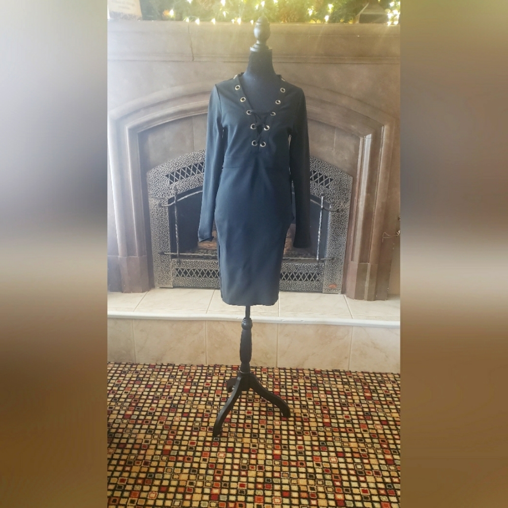Black Body Con dress